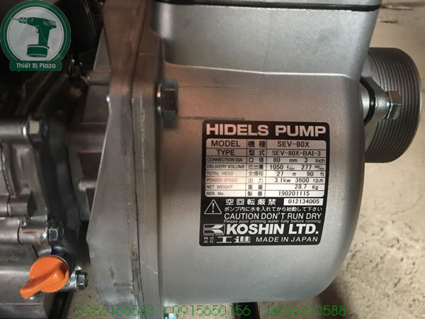 máy bơm nước chạy xăng Koshin nhật bản giá rẻ