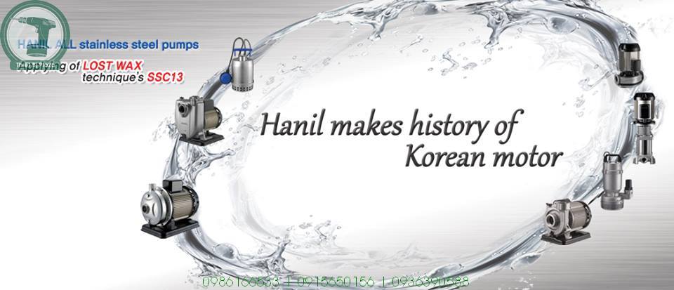 Máy bơm nước Hanil Korea Hàn Quốc giá rẻ