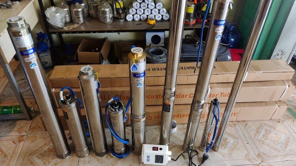 đại l&yacute; b&aacute;n m&aacute;y bơm ch&igrave;m giếng khoan Adelino tại H&agrave; Nội HCM