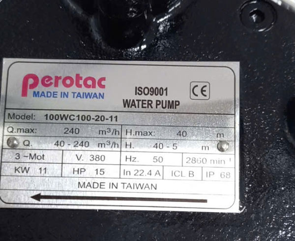 địa chỉ b&aacute;n m&aacute;y bơm ch&igrave;m perotac 11kw tại H&agrave; Nội HCM