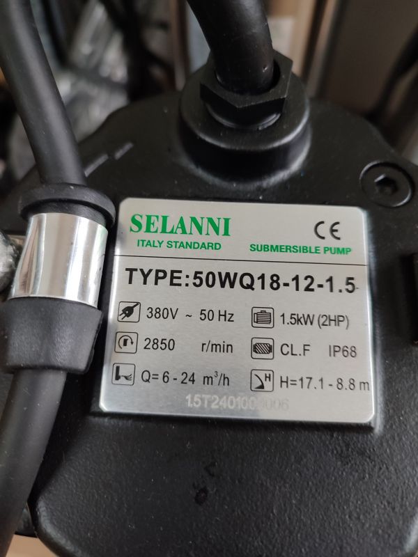 dại l&yacute; b&aacute;n m&aacute;y bơm ch&igrave;m nước thải Selanni tại H&agrave; Nội HCM