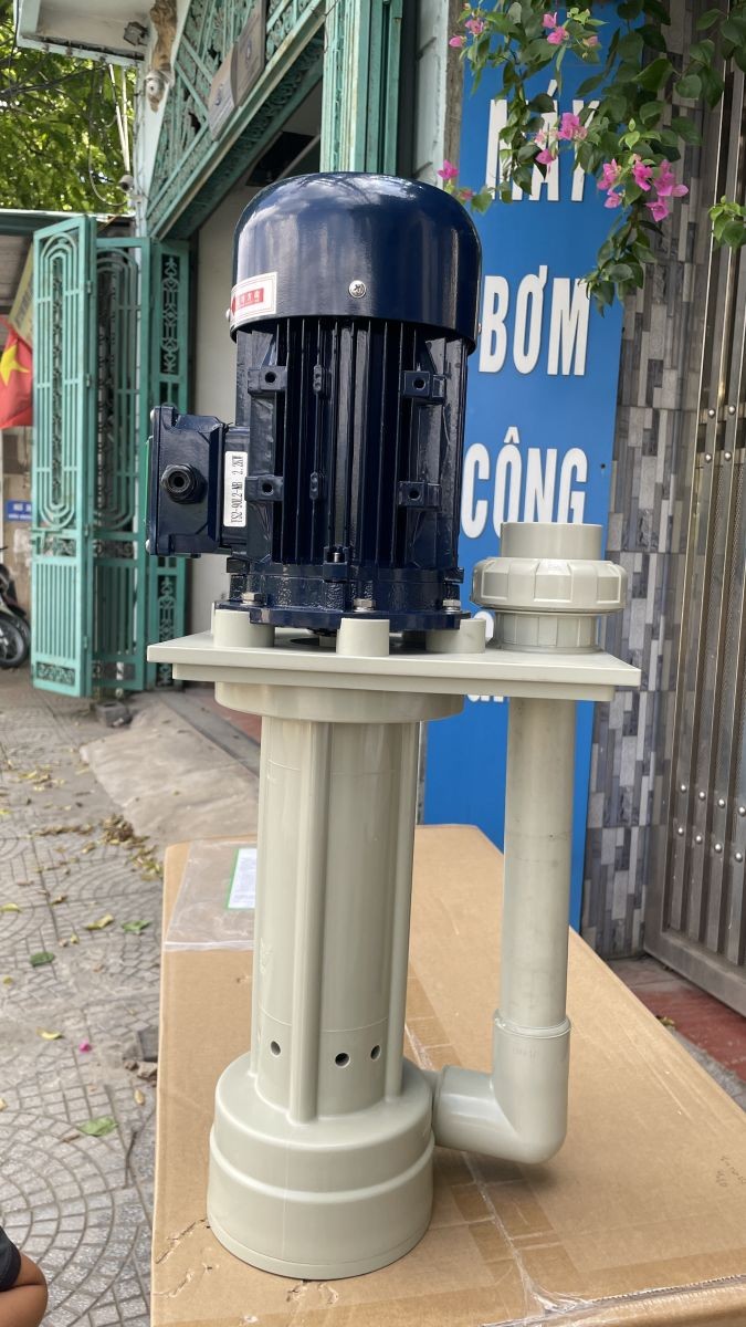 m&aacute;y bơm h&oacute;a chất trục đứng nh&uacute;ng ch&igrave;m