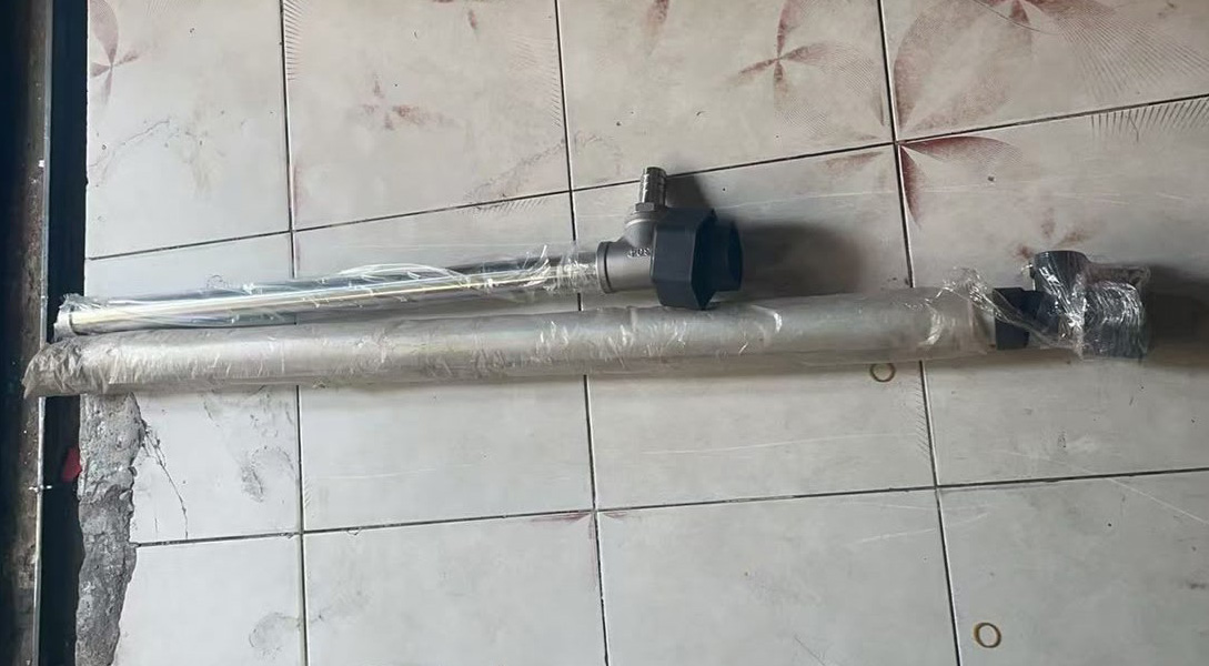 Bơm dầu h&oacute;a chất th&ugrave;ng phuy inox ngắn