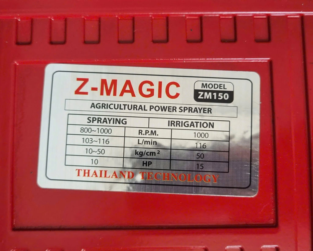 đầu xịt &aacute;p lực 10HP magic Z150