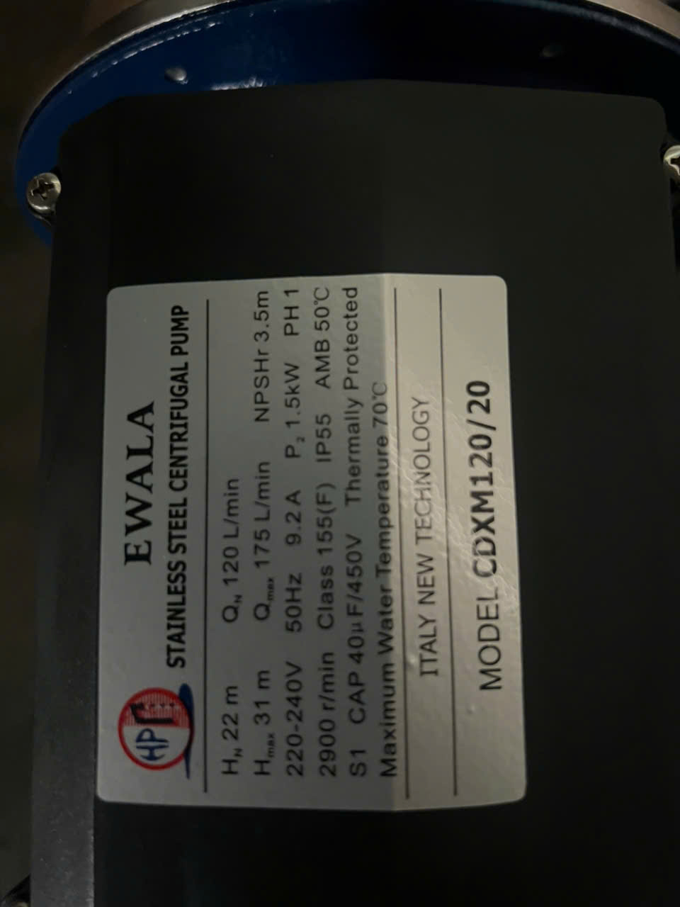 dai ly ban may bom Ewala dau inox tai Hanoi Saigon