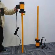 Bơm li tâm hóa chất thùng phuy PVDF 800W